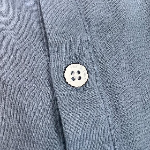 Rag & Bone Shirt Mens M Loopback Polo in Denim Blue - Picture 4 of 10